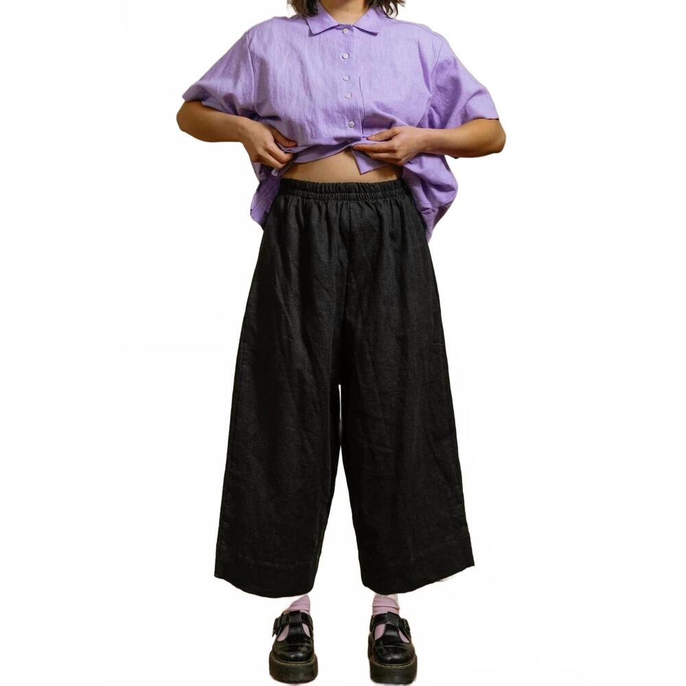 NEW NETTLE STUDIOS mid easy pant in black